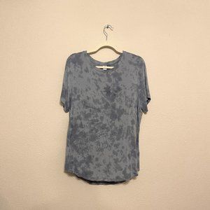 Old Navy Luxe Tee - Blue Tie Die